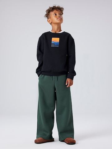 NAME IT Sweatshirt 'NKMNewton' i svart