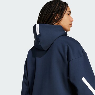 ADIDAS SPORTSWEAR Sports sweat jacket 'Z.N.E.' in Blue