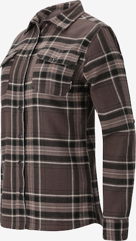 Whistler Regular fit Athletic Button Up Shirt 'Jamba' in Brown