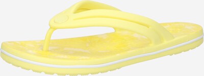 Flip-flops Crocs pe galben, Vizualizare produs