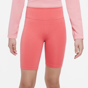 NIKE Skinny Workout Pants 'Essential' in Pink