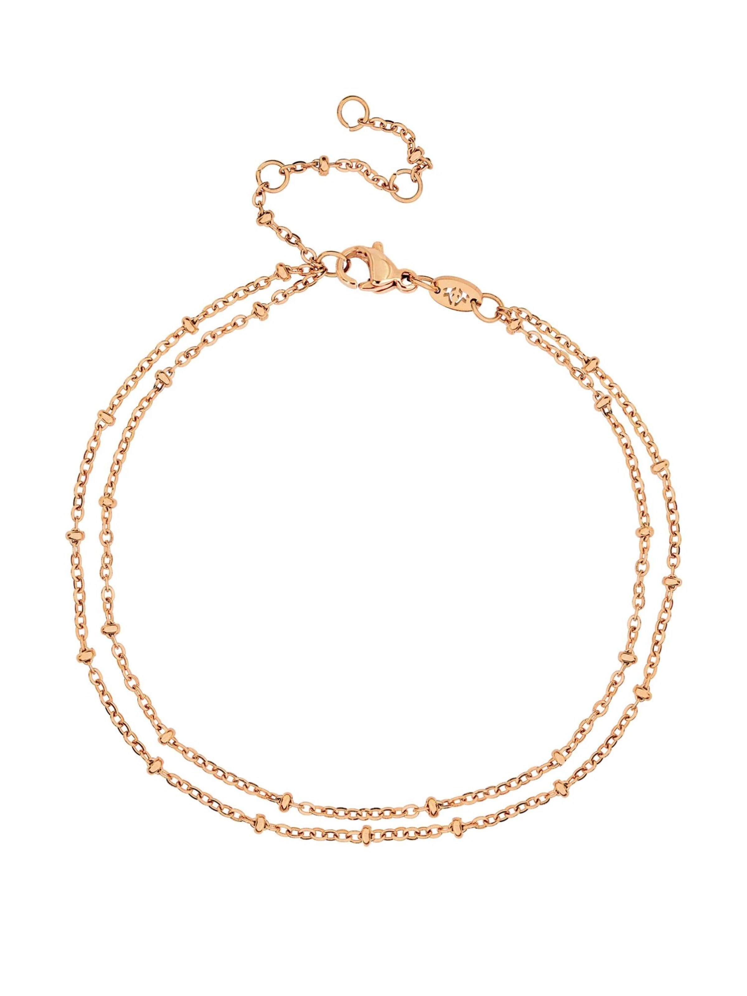 Luamaya Fußschmuck 'Puebla Anklet'‌‌‌‌ in Gold: Vorderseite