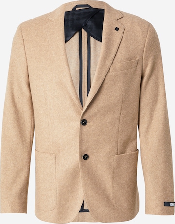 Karl LagerfeldSlim Fit Poslovni sako - bež boja: prednji dio