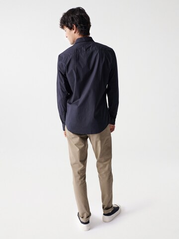 Coupe regular Chemise 'Birmingham' Salsa Jeans en bleu