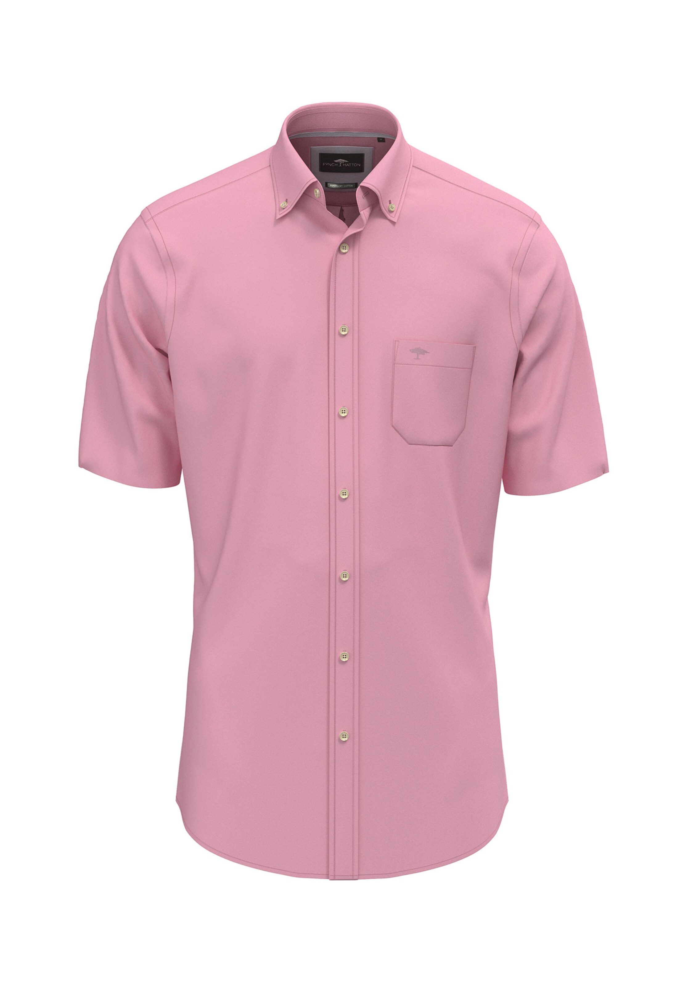 FYNCH-HATTON Slim Fit Hemd in Pink: Vorderseite