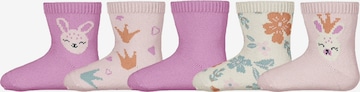 Chaussettes 'VULLE' NAME IT en rose : devant