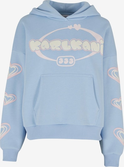 Karl Kani Sweatshirt in hellblau / rosa / weiß, Produktansicht
