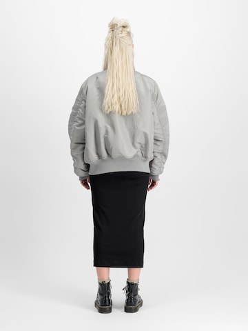 ALPHA INDUSTRIES Vinterjakke 'MA-1 Heritage' i sølv