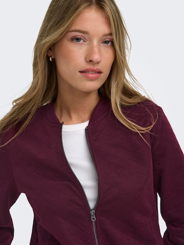 ONLY Bluza rozpinana 'ONLJoyse' w kolorze czerwony