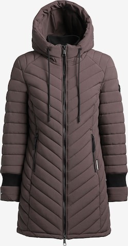 Manteau d’hiver 'Nita4' khujo en gris : devant