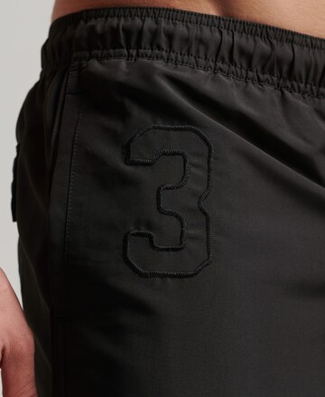 Superdry Zwemshorts in Zwart