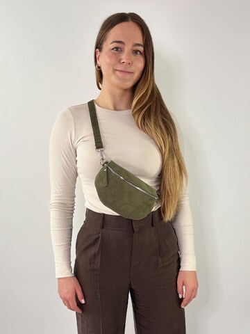 lePelou Fanny Pack 'VALENTINA small' in Green