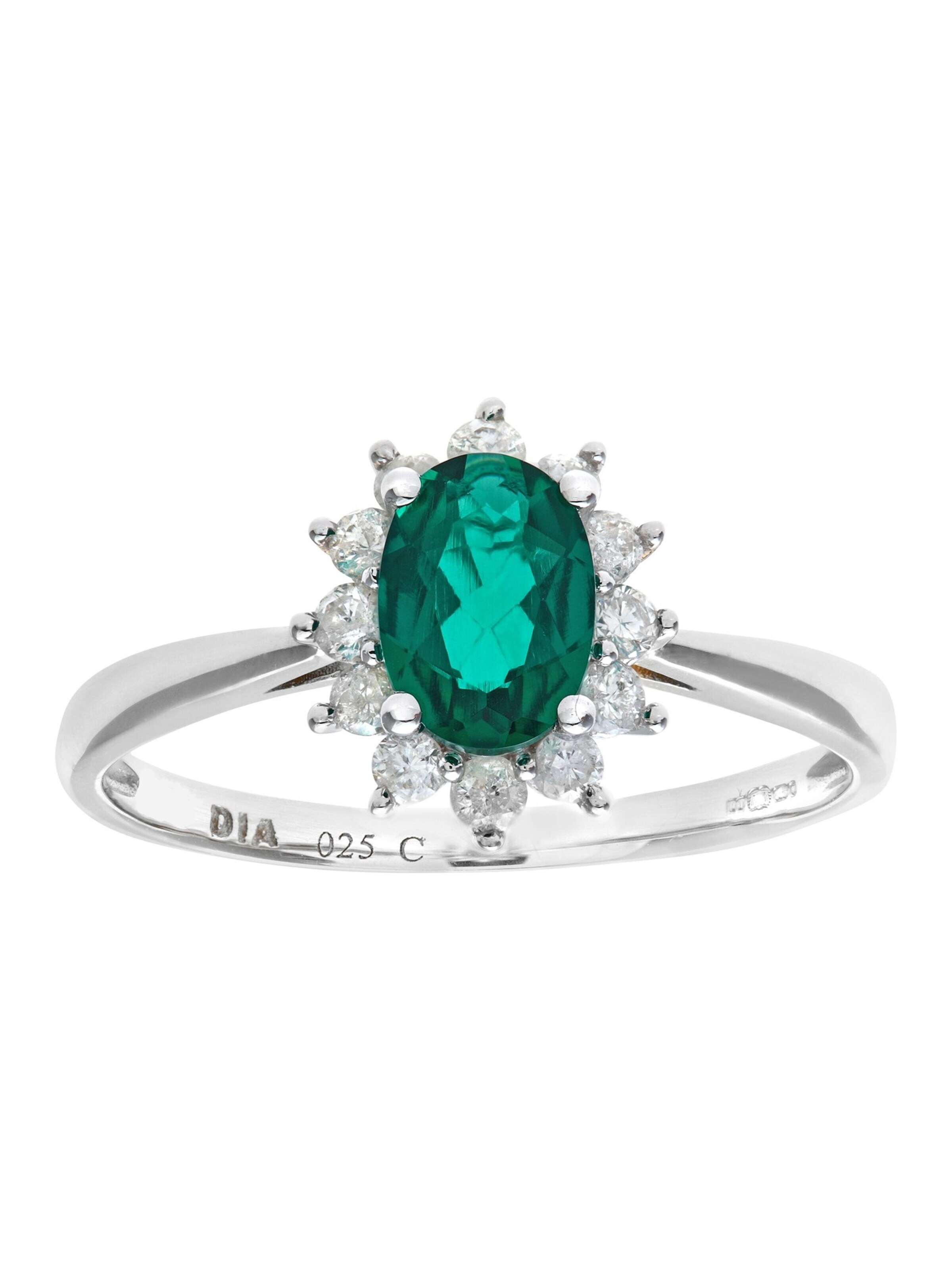 DIAMANT LETERNEL Ring in Silver: front