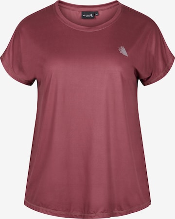 Active by Zizzi T-Shirt in Rot: predná strana