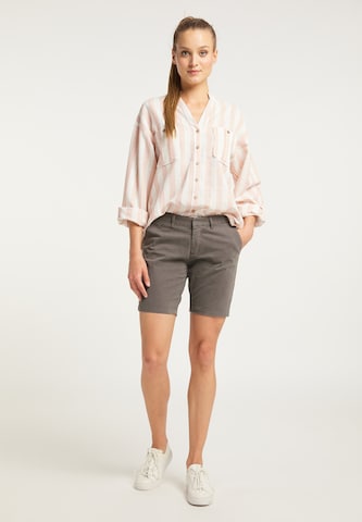 DreiMaster Vintage Slimfit Shorts in Grau