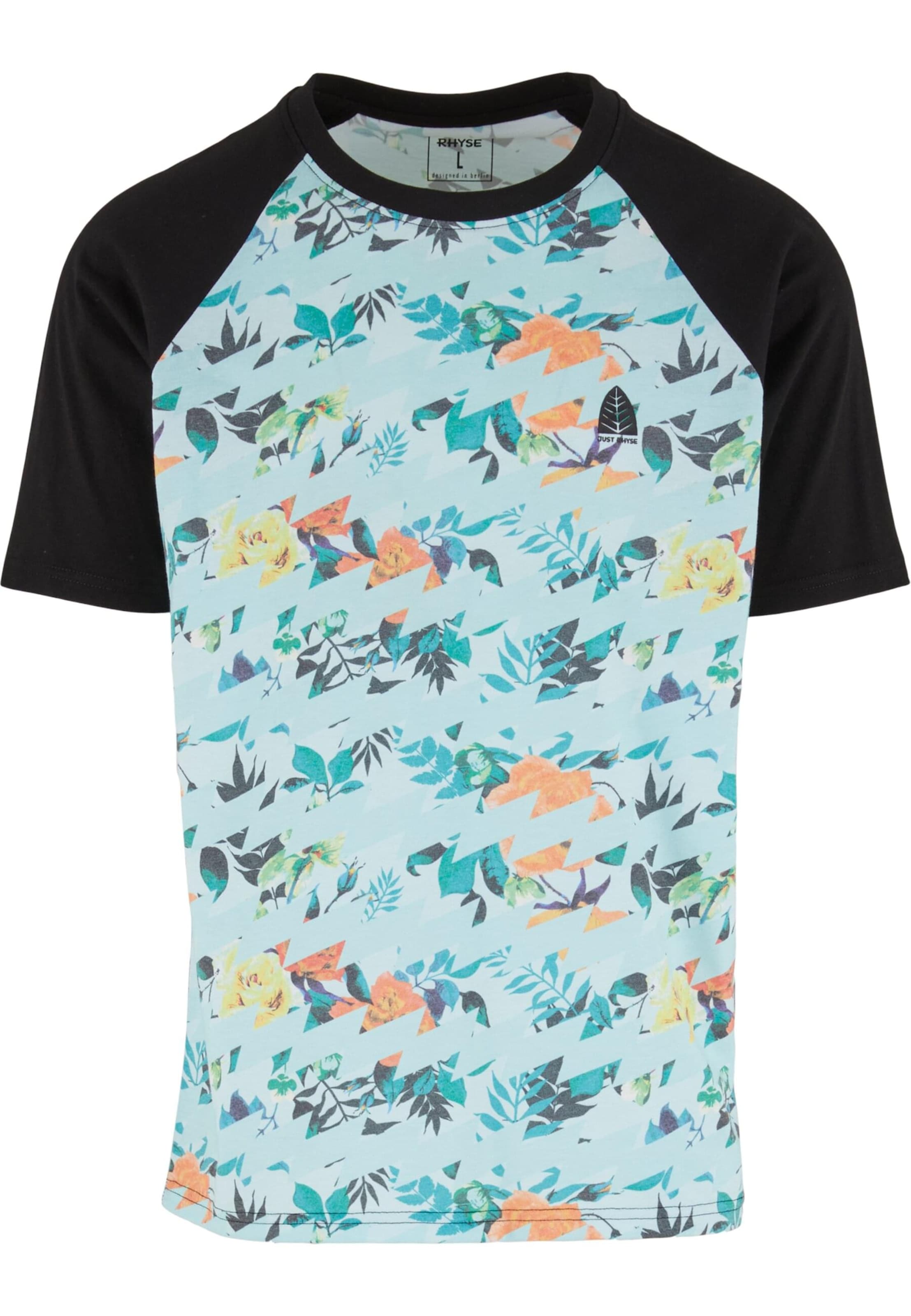 melns Just Rhyse T-Krekls 'Samara': no priekšpuses