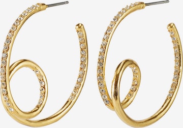 Pilgrim Earrings 'Cherished' in Gold: front