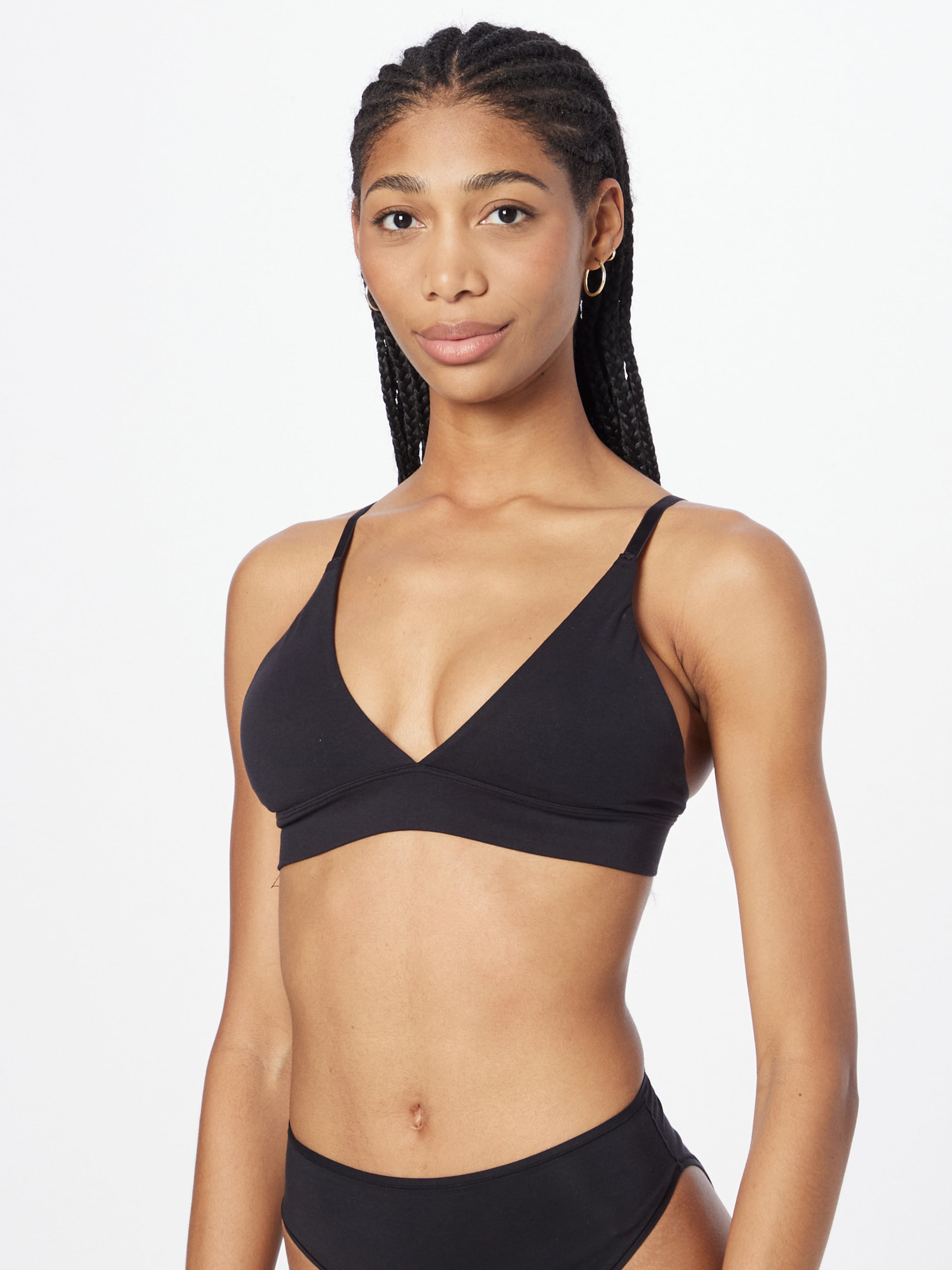 Triangle Soutien gorge PERFECT COTON ETAM en Noir ABOUT YOU