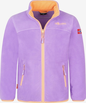 TROLLKIDS Fleecejacke in Lila: Vorderseite