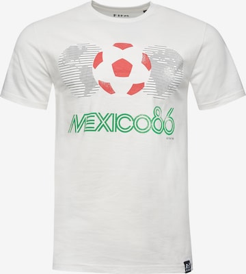 Recovered Shirt 'Fifa World Cup 1986' in White: front