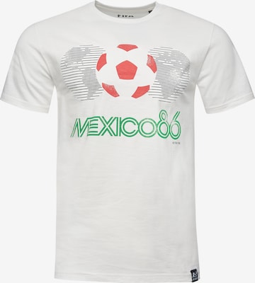 Recovered T-Shirt 'Fifa World Cup 1986' in Weiß: predná strana