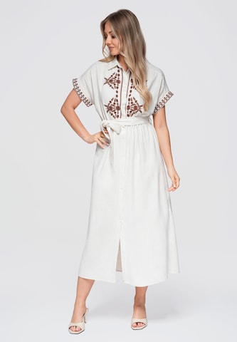 Robe Ombre en blanc