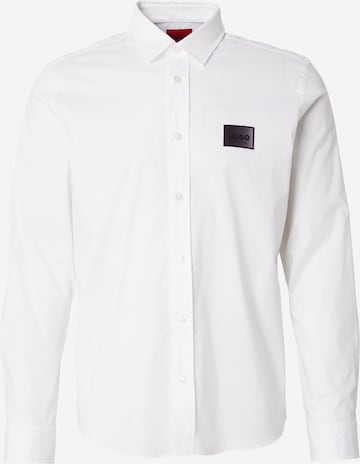 HUGO Koszula 'Emero' w kolorze biały: przód