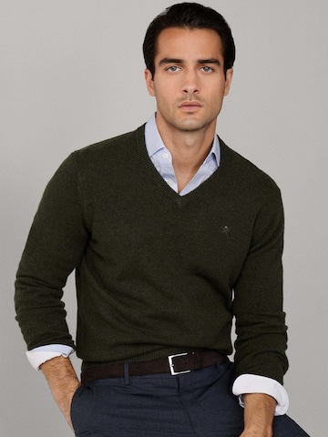 Hackett London Pullover in Grün