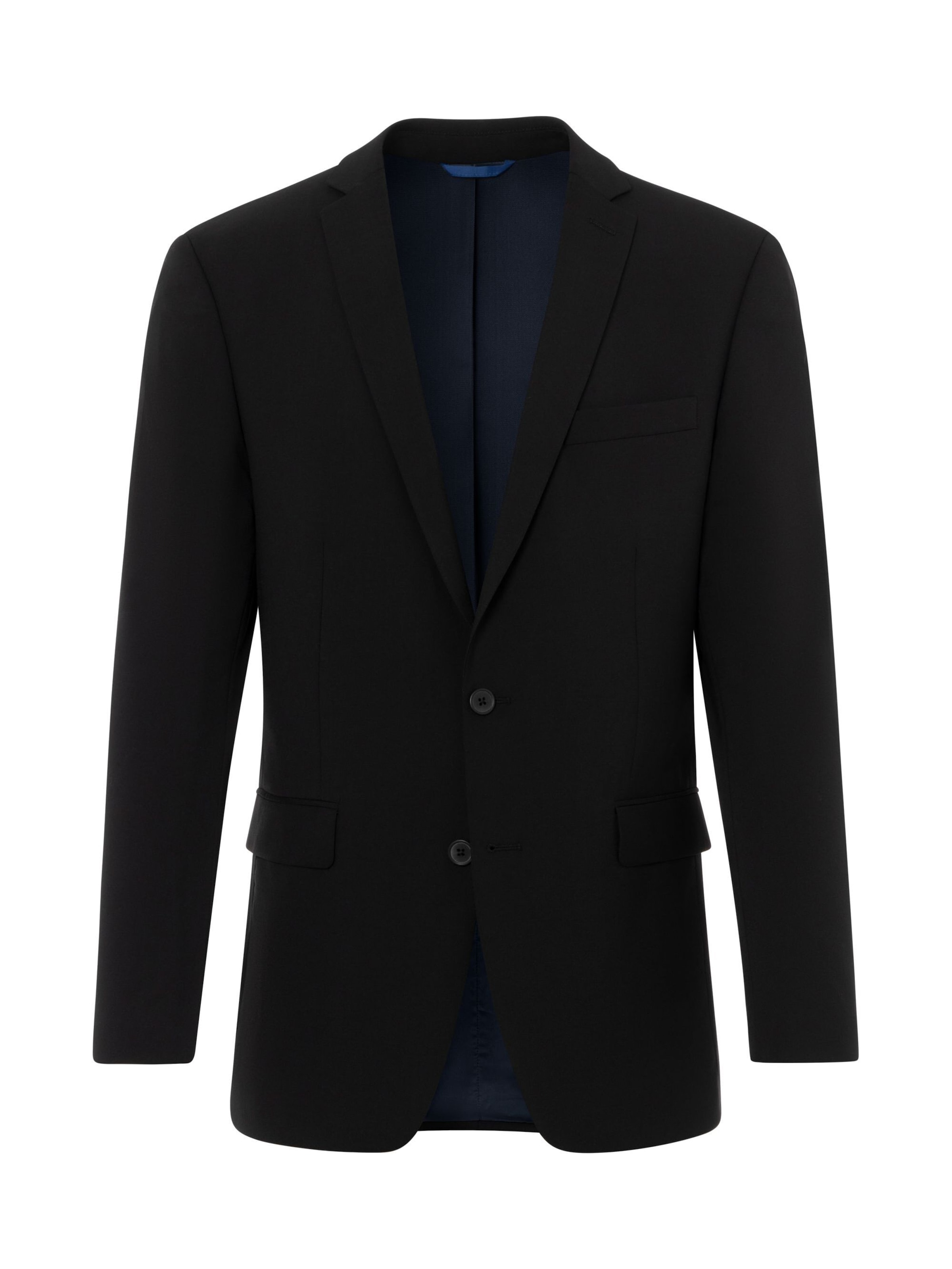 Thomas Goodwin Slim Fit Sakko in Schwarz: Vorderseite