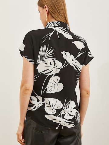 olalook - Blusa en negro