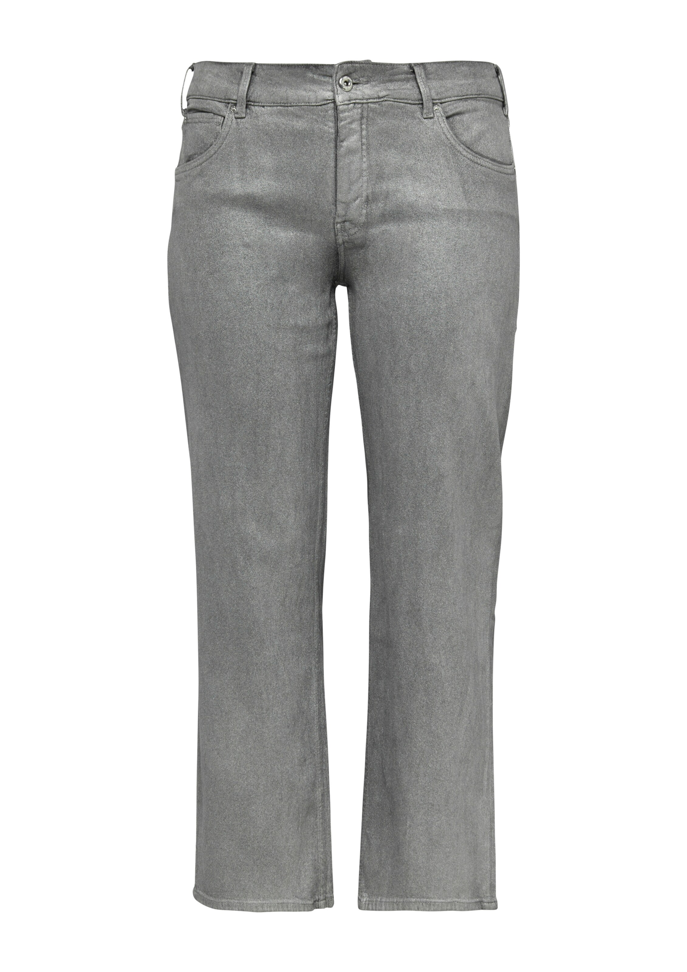 s.Oliver Loosefit Jeans in Grijs: voorkant