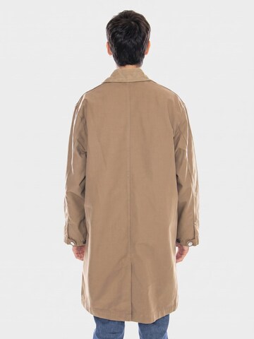 Carhartt WIP Between-season jacket 'Webster Coat Leather / Leather' in Brown