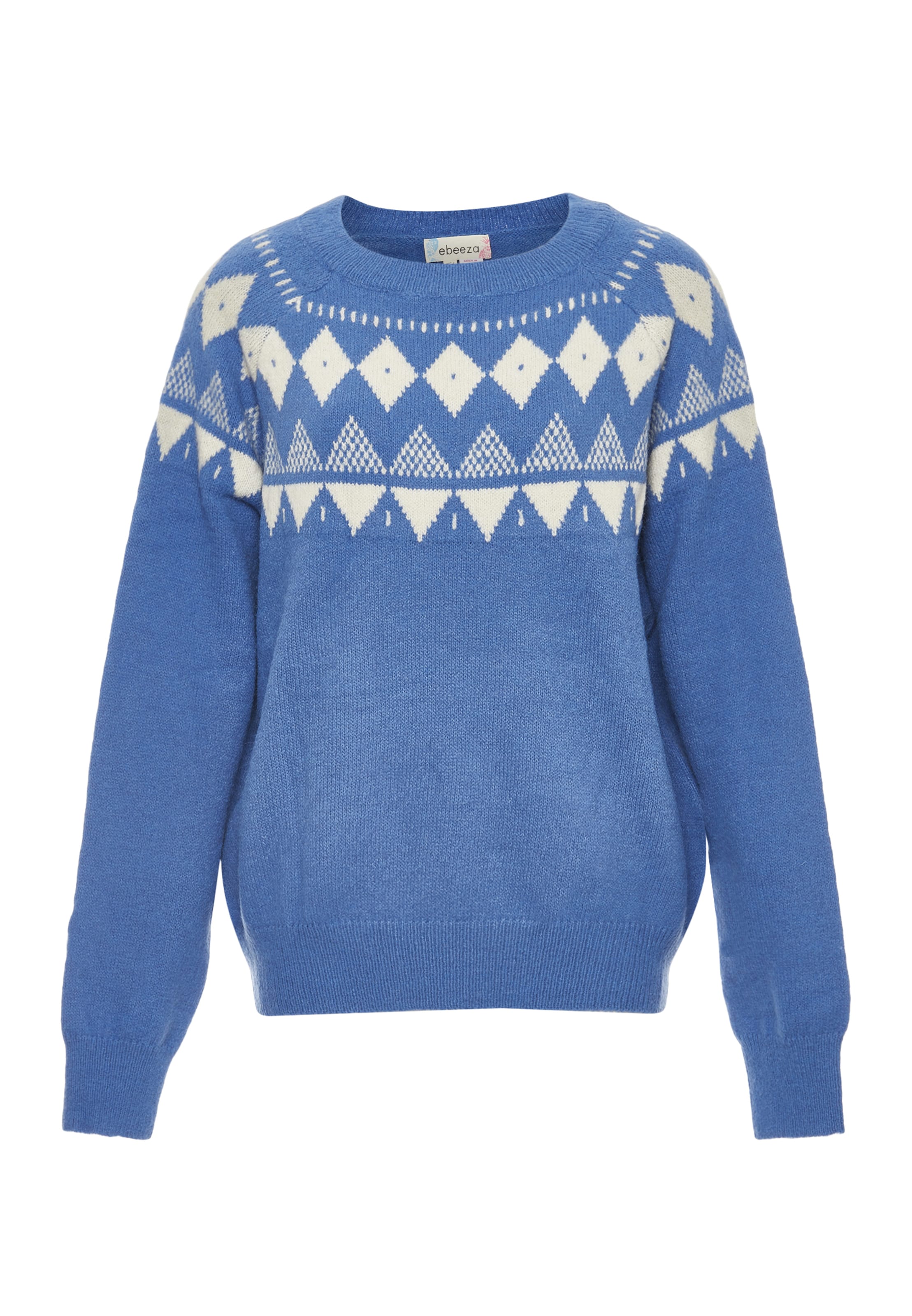 ebeeza Trui in Blauw: voorkant