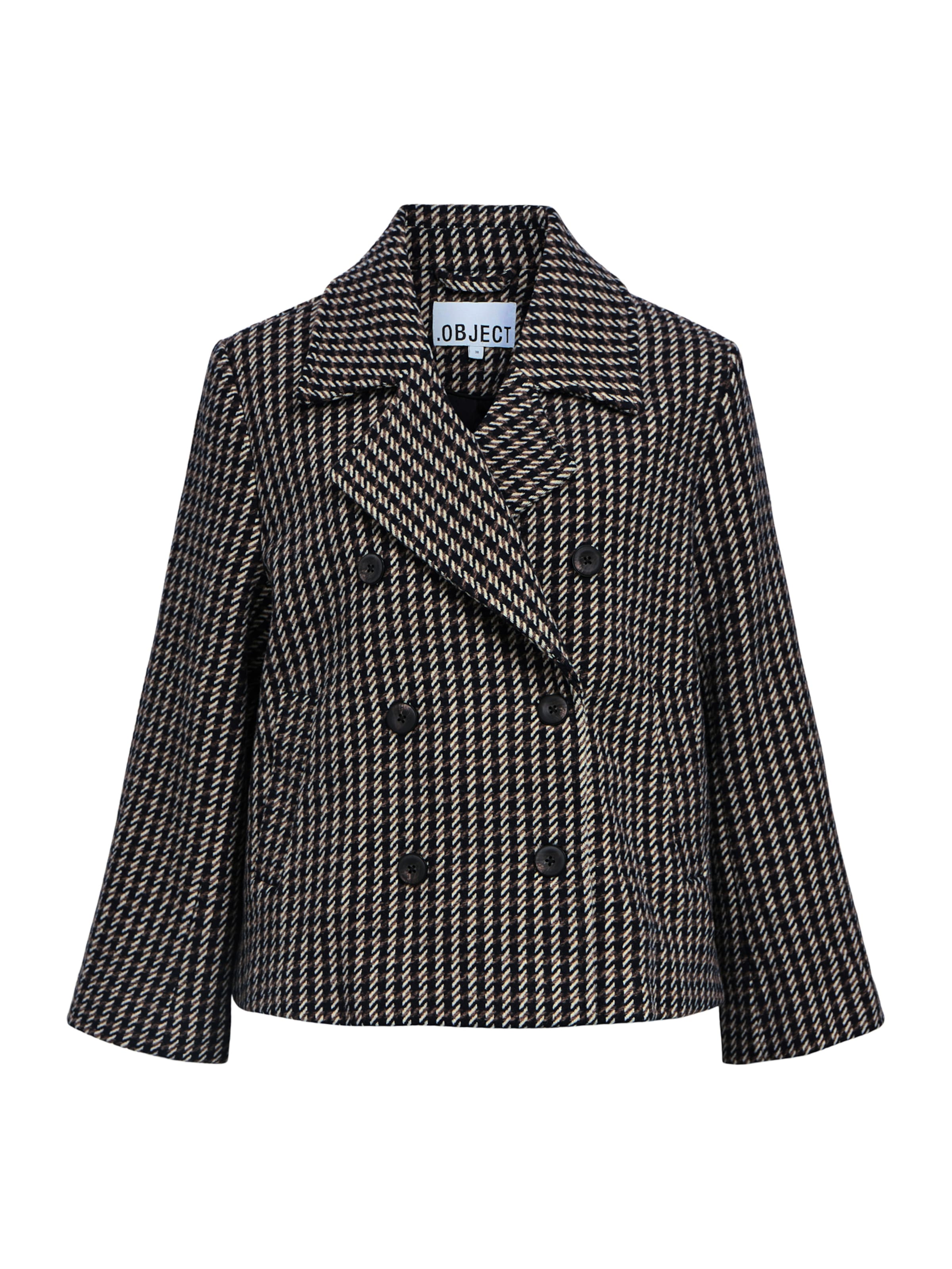 OBJECT Jacke 'OBJKeily' in Schwarz: Vorderseite