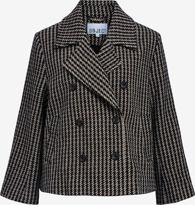 OBJECT Jacke 'OBJKeily' in beige / schwarz / weiß, Produktansicht