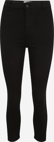 Skinny Jeans de la Miss Selfridge pe negru: față