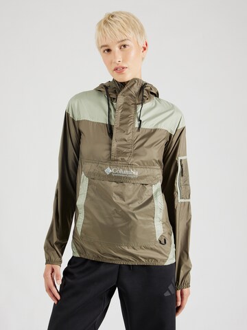 Veste outdoor 'Challenger' COLUMBIA en vert : devant