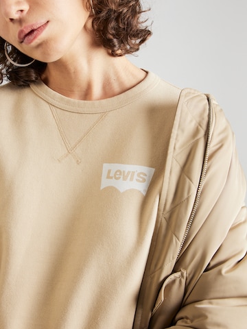 Bluză de molton 'Graphic Heritage Crew' de la LEVI'S ® pe bej