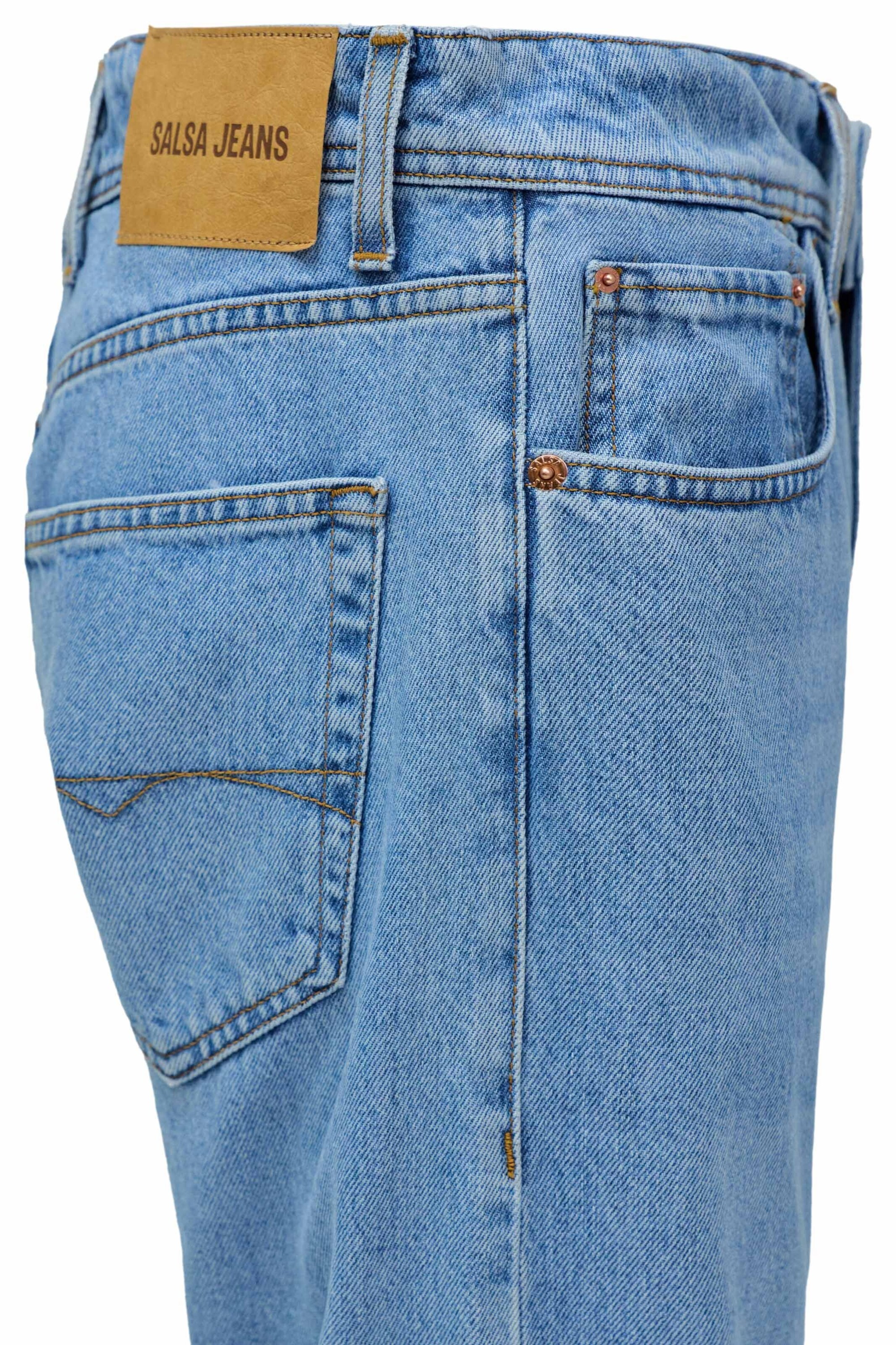 Regular Jean 'Straight' Salsa Jeans en bleu