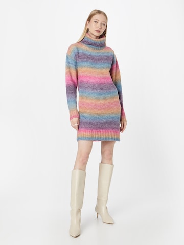 River Island Gebreide jurk 'COMET' in Gemengde kleuren: voorkant