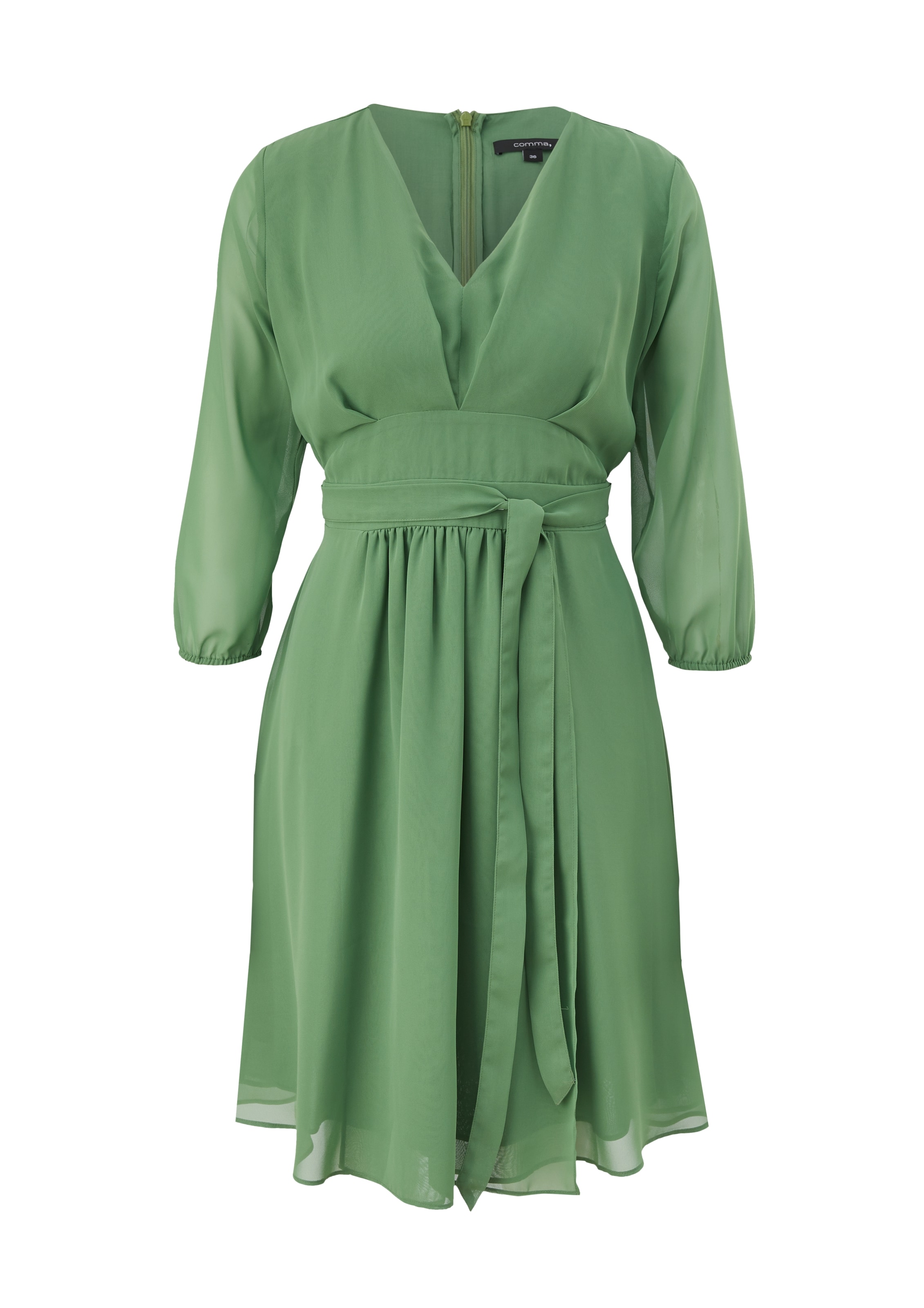 COMMA Dress in Green: front