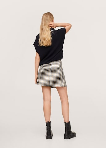 MANGO Skirt 'Grunge' in Beige