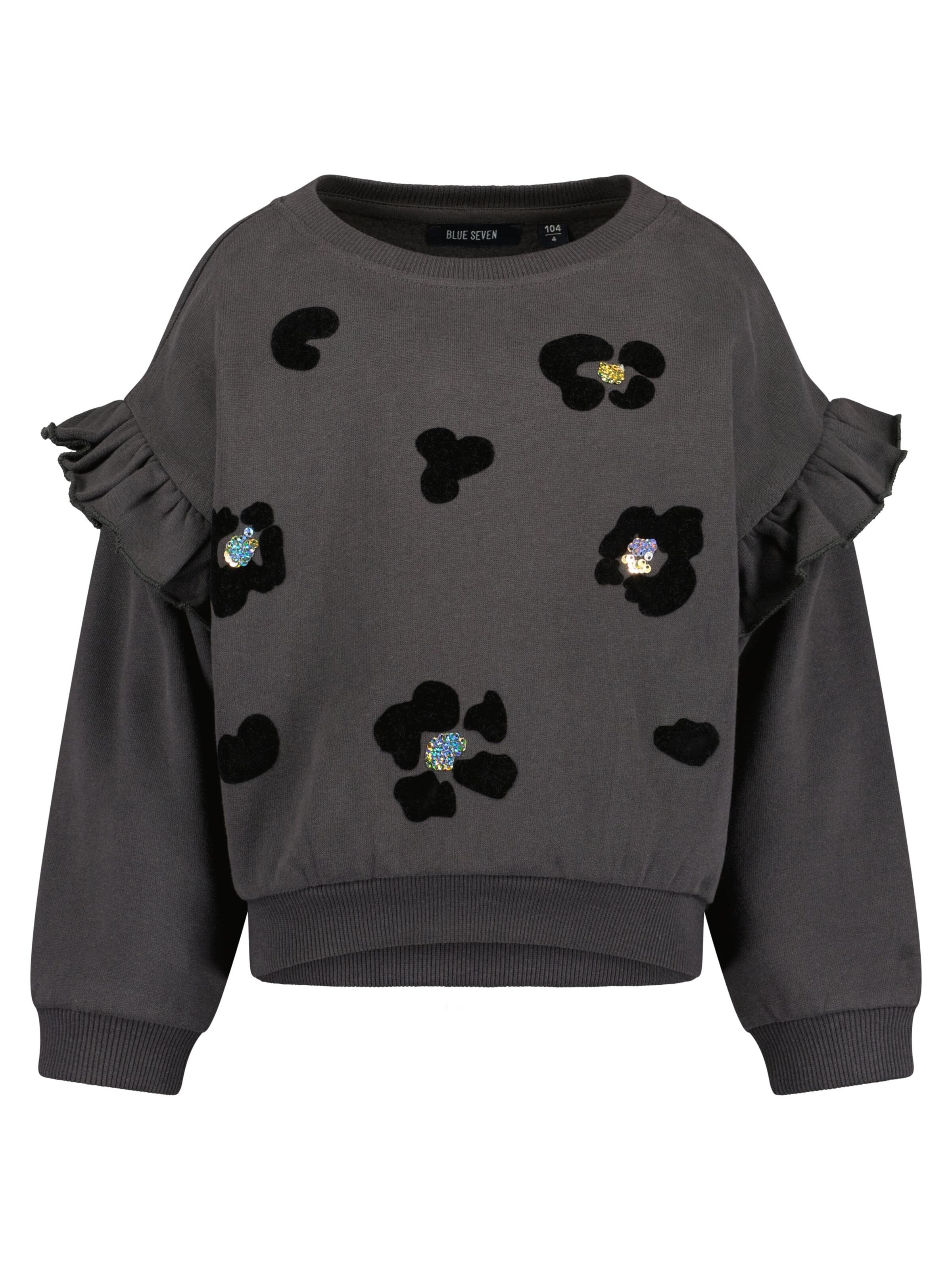 BLUE SEVEN Sweatshirt‌‌‌ in Grau: Vorderseite