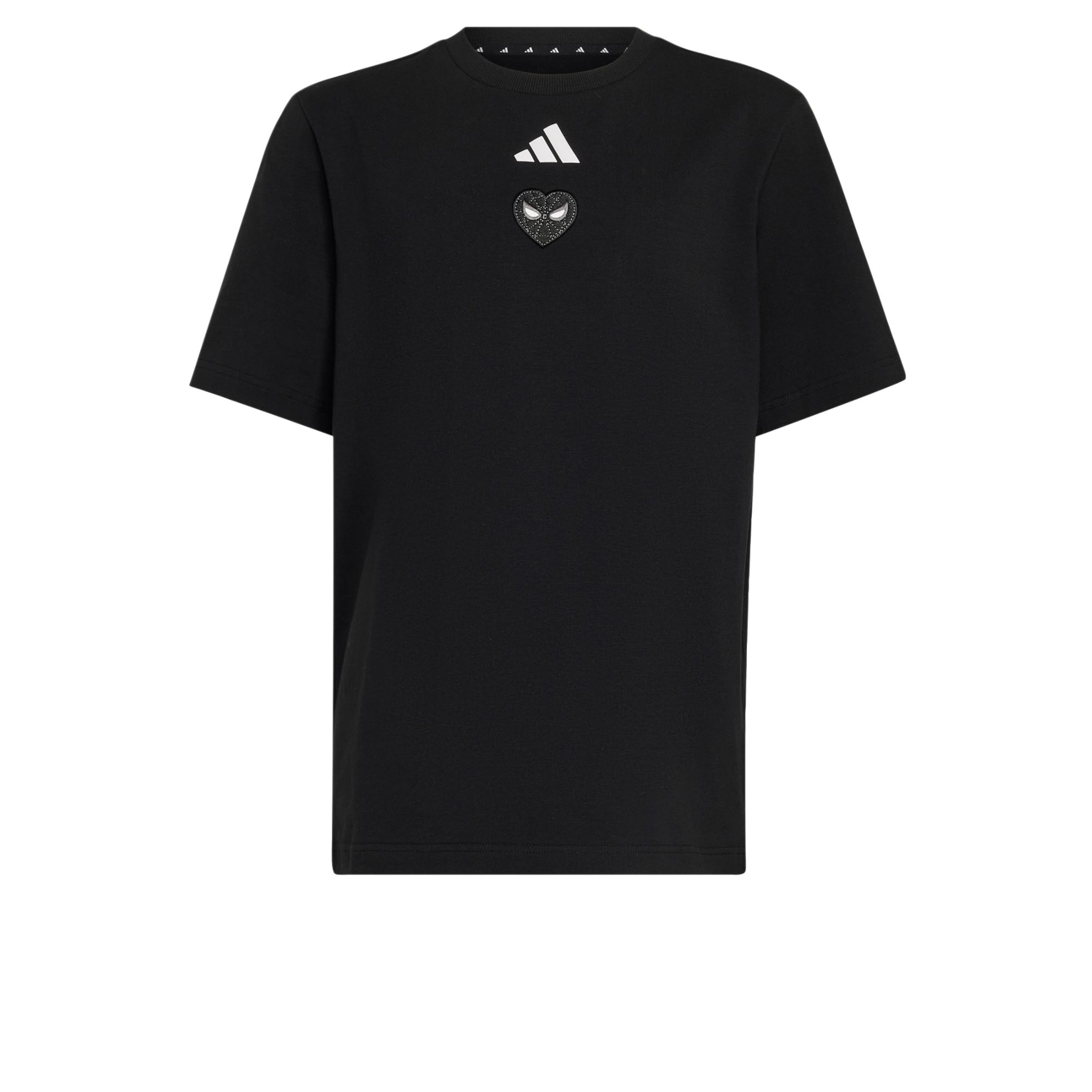 ADIDAS SPORTSWEAR - Camisa funcionais 'Marvel Spider-Man' em preto: frente