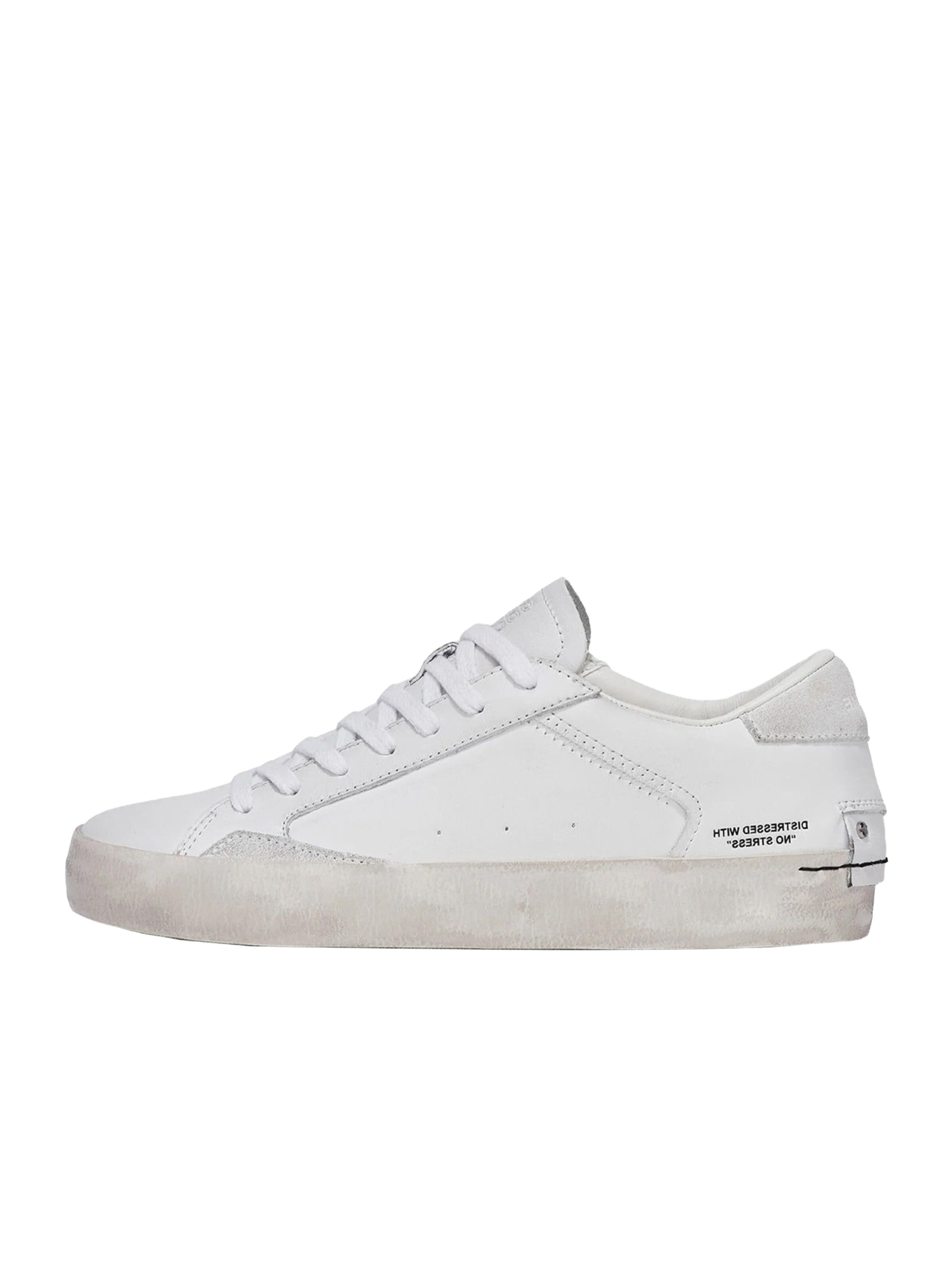 Crime London Sneakers laag in Wit: voorkant