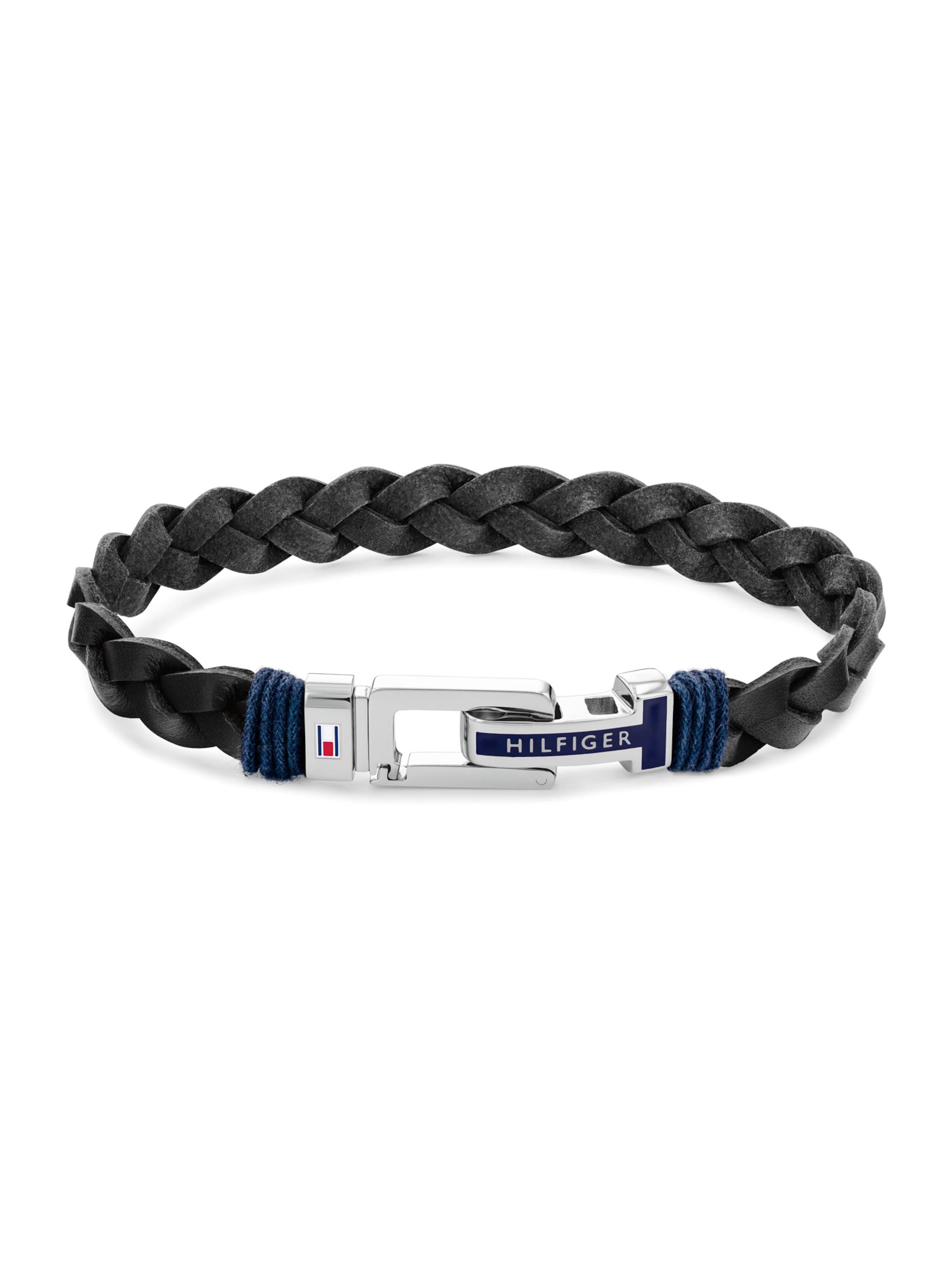 TOMMY HILFIGER - Pulseira em preto: frente