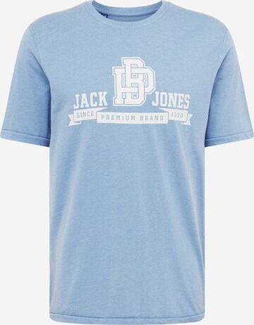 JACK & JONES T-shirt 'SEBASTIAN' i blå: framsida