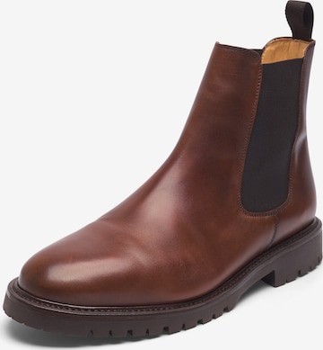 Henry Stevens Chelsea boots 'Jones CB3' in Brown: front