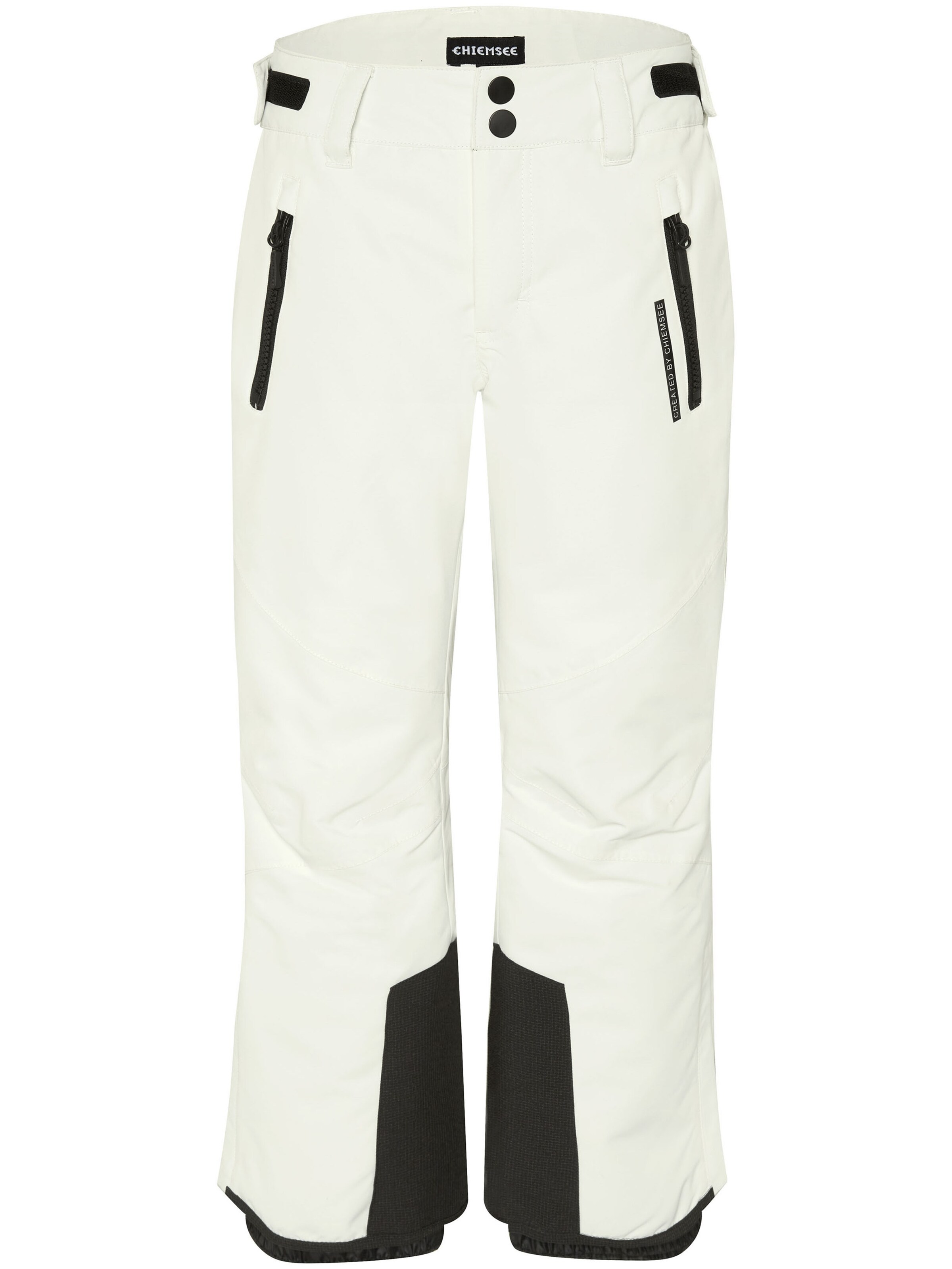 CHIEMSEE Regular Workout Pants in White: front