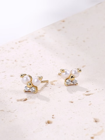 Hey Happiness Ohrringe 'Pearl Wings'‌‌ in Gold